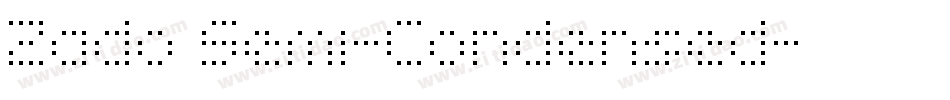 Zado Semi-Condensed字体转换